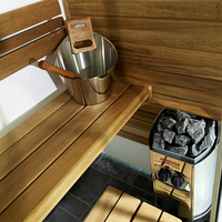 Chauffage à vapeur sèche Harvia an en acier inoxydable, réchaud de Sauna domestique avec contrôleur intérieur