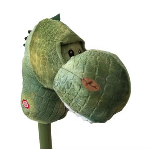 Animal Head Series Kids Riding Plush Toy unicorn Hobby <strong>Horse</strong> <strong>Stick</strong> Toy - Product Image 3