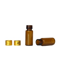 Flacon en verre ambré de 10 ml avec bouchon pour boisson médicale liquide scellée