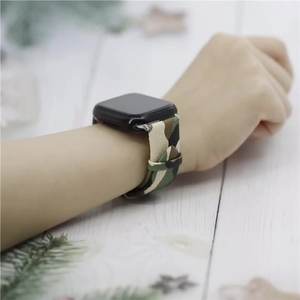 Nuovo Camouflage pelle sintetica 38mm 44mm 49mm 42mm serie da polso per Apple Ultra 2 serie 7 8 - Product Image 3