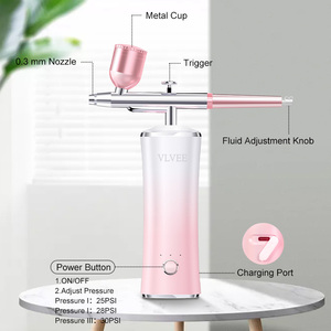 Injecteur d'<span class=keywords><strong>oxygène</strong></span> <span class=keywords><strong>portable</strong></span>, pulvérisateur d'<span class=keywords><strong>oxygène</strong></span> manuel pour la beauté du visage, pression réglable sur 3 niveaux, rechargeable, sans fil - Product Image 6