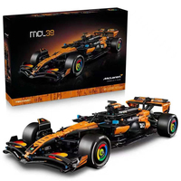 Garçons jouets nouvelle voiture technique F1 RC voiture modèle MOC blocs de construction bricolage Sport véhicule plastique briques jeu cadeaux