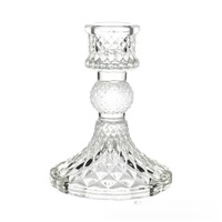 Bon prix, centre de table portable pour mariage, décoration de table pour événements, bougeoir transparent