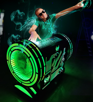 Barres lumineuses LED en fer personnalisées pour comptoir, stand de DJ, KTV, boîte de nuit, outils de DJ, stand de DJ mobile en métal personnalisé avec éclairage LED