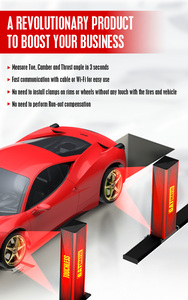 GATMATIC GA-800 ProB Fully Automatic 3D Wheel <strong>Alignment</strong> System Multi-Voltage Wireless Touchless Car Service Four Aligners - Product Image 3