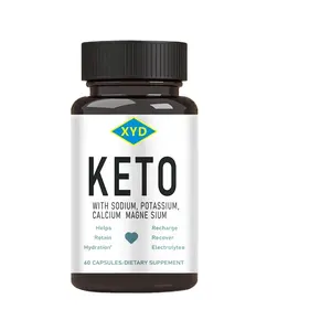 Cápsulas de Keto para pérdida de peso saludable de grado alimenticio OEM, píldoras de dieta para pérdida de peso avanzada Keto para adultos