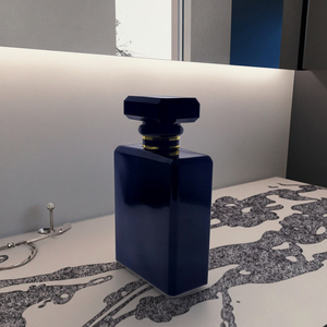 Rỗng High End Phong Cách 100Ml Vuông Người Đàn Ông Nước Hoa Nước Hoa Màu Đen Chai Thủy Tinh Với Bơm Phun - Product Image 2