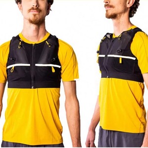 Veste de travail unisexe en polyester pour femme, réfléchissante, avec ceinture ajustable, gilet de course, poche pour téléphone - Product Image 6