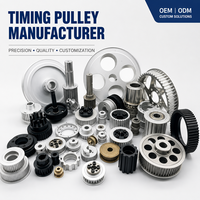 Pulley Timing HTD 8M 14M S8M S14M Tipe Dual Row dengan Rakitan Kopling, Pulley Penggerak Presisi untuk Sistem Transmisi Daya