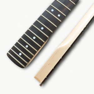Oferta especial: Mástil de guitarra ST de 22 trastes de arce canadiense con diapasón de palisandro con acabado nitro y marcadores de puntos MOP - Product Image 4