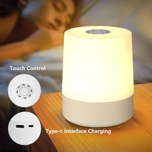 Lampe de chevet LED portable rechargeable pour aider au sommeil, pour enfants et adultes, contrôle tactile à intensité variable, 3 couleurs, <span class=keywords><strong>veilleuse</strong></span> pour chambre à coucher - Product Image 5