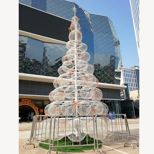 Luces LED <span class=keywords><strong>Gigantes</strong></span> <span class=keywords><strong>para</strong></span> Exteriores con Forma de Árbol de Navidad, Esfera Grande con Luces <span class=keywords><strong>para</strong></span> Decoración de Centros Comerciales Navideños - Product Image 3