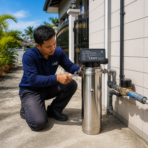 Filtro de <span class=keywords><strong>Agua</strong></span> para Toda la Casa, Sistema de Ultrafiltración PVDF UF de 1T-10T, Acero Inoxidable 304, Retrolavado Automático para Viviendas y Villas - Product Image 1