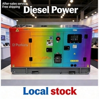 Einphasiger Diesel-Stromgenerator 5KW 10KW 15KW 20KW 30KVA 50KVA 110V 60Hz Geräuscharmer Typ mit Automatischer Fernbedienung 220V/380V