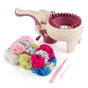 Bện Máy DIY Knit Toy Set nghệ thuật thủ công DIY Đồ chơi cô gái may đồ chơi