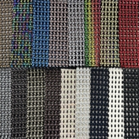 Cuir synthétique texturé ajouré respirant de qualité supérieure, aspect mat métallisé PU, pour chaussures et sacs (vente en gros)