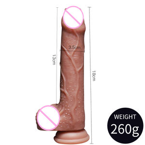 Voor Faak Zachte Siliconen Strap-On Anale Dildo Multi-Color Vloeibare Tpe Seksspeeltje Met Monsterontwerp Voor Volwassenen - Product Image 6