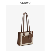 Sacs de créateur de luxe discret SS 2026 Four Leaf Tote en cuir contrastant avec pochette assortie pour pièces de monnaie, sacs à bandoulière pour femmes, vente en gros