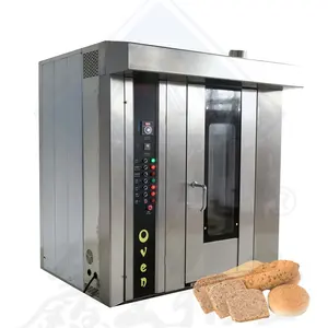 Diesel automatic rotary oven for baking manufacturer of rotary ovens bread rotary rotational oven