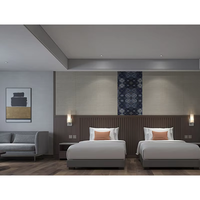 Appartement de luxe sur mesure hôtel 5 étoiles projet chambre à coucher ensemble de meubles meubles d'hôtel modernes