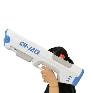 Multicolor Super Soaker Pull-Type Gran capacidad Pistola de agua de batalla de agua de dos agujeros para niños y niñas