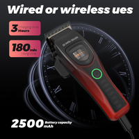 Alat Cukur Rambut SiMAiSHEN T10, Trimmer Wajah Elektrik, Motor Rotor Eksternal, Pengisian Cepat 3 Jam, Mesin Cukur Rambut
