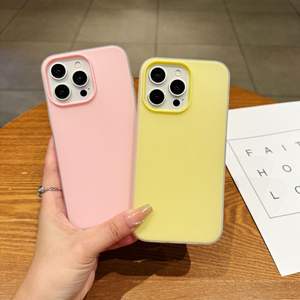 Coque de téléphone Apple 17 New Jelly, simple, couleur bonbon, TPU peint, pour iPhone 16 Pro - Product Image 4