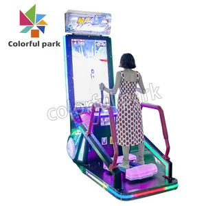 Colorfulpark Game Arcade Mesin Yang Dioperasikan dengan Koin Video Game Mesin Ski Mesin