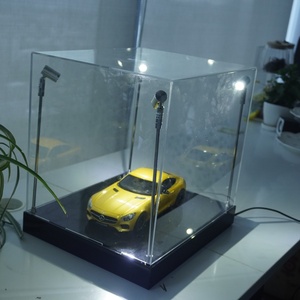 Boîte de présentation de voiture en acrylique transparente moderne, personnalisée, anti-UV, avec éclairage LED, pour collectionneurs de voitures - Vente chaude - Product Image 5