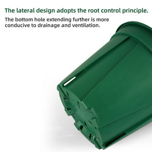 Macetas Modernas y Elegantes para Jardín Vertical, en Blanco y Negro, de 1, 3, 5 y <span class=keywords><strong>7</strong></span> Galones, de PP Ligero y Duradero, con Drenaje Interior/Exterior - Product Image 5