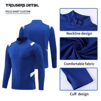 Maillot de Football En Gros Nouveau Club Homme Manches Longues Confortable Respirant Veste et Pantalon de Football Survêtement de Soccer