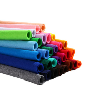 Vải không dệt nhiều màu sắc bán buôn, chất liệu sợi hóa học, vải nỉ dùng làm đồ thủ công mầm <span class=keywords><strong>non</strong></span> - Vải dệt kim dính dùng cho các dự án thủ công - Product Image 2