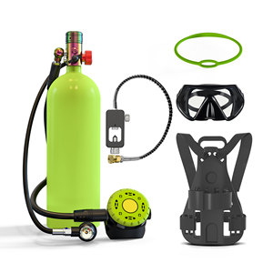 Equipo de Buceo Portátil Mini Impermeable de 2.3L con Logotipo Personalizado WATERHYTHM, con Gafas y Mochila - Product Image 1