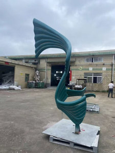 Escultura de Acero Inoxidable Resistente a la Intemperie, Abstracta, Grande, de Arte Urbano para Exteriores, Personalizada de Fábrica y de Lujo - Product Image 3