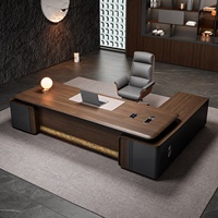 Meubles de bureau en bois de luxe, bureaux de direction modernes et table de conférence pour bureau