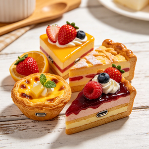 Aimants 3D mignons en forme <span class=keywords><strong>de</strong></span> nourriture, autocollants rétro colorés pour réfrigérateur, décorations personnalisables <span class=keywords><strong>de</strong></span> taille moyenne pour <span class=keywords><strong>la</strong></span> maison, cadeaux pas chers en résine pour amis - Product Image 3