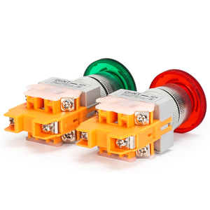 Emergency Stop Button NP4-11MZSD LED Red and Green Belt <b>Light</b> Emergency Stop <b>Switch</b> 1 Open 1 Closed - Product Image 6
