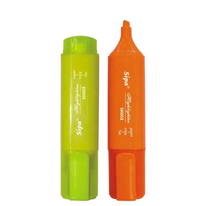 SH802, superventas, venta al por mayor, precio bajo, resistente al agua, 12 colores, punta de cepillo oblicua, rotulador para uso diario en la Oficina y la escuela - Product Image 1