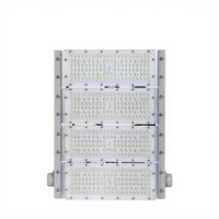 Proveedor OEM, Fábrica Personalizada, Reflector LED Deportivo de 400W 140lm/W, Bajo Deslumbramiento, IP66 Impermeable, para Estadios de Baloncesto y Fútbol