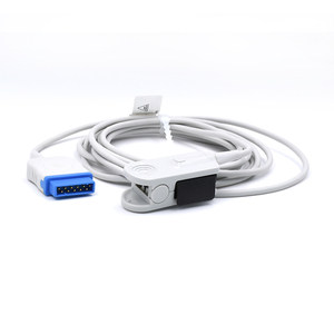 Sensore Spo2 per <span class=keywords><strong>GE</strong></span> Marquette Dash 3000/4000 Spo2 per adulti Clip da dito sensore piatto 11pin connettore De Spo2 sonda - Product Image 6
