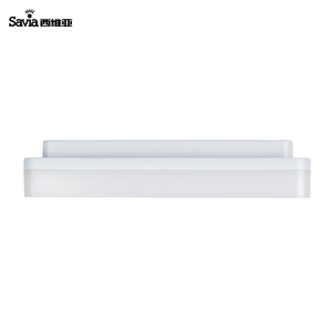 Plafonnier carré LED Savia 15w pour <span class=keywords><strong>salle</strong></span> <span class=keywords><strong>de</strong></span> <span class=keywords><strong>bain</strong></span>, balcon, couloir, IP44, étanche, en acrylique, montage mural encastré - Product Image 2