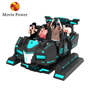 Other Amusement Park rides 9D 6 seats VR Roller Coaster Coin Pusher Arcade Game 9/12 Seats VR Family Simulator