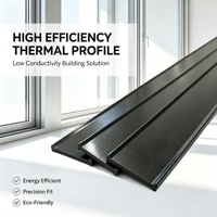 Tira de Rotura Térmica de Poliamida 66 para Sistemas de Ventanas de Aluminio, Barra de Aislamiento Reforzada con Fibra de Vidrio PA66 para Muros de Vaciado
