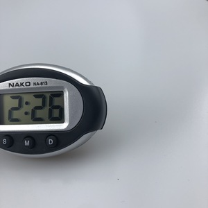 Nako Quartz Timer Na 813 Digital Clock Oval Shape Tabletop Desktop Use Battery Powered Single Function Timer - Product Image 3