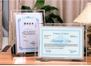 Tùy chỉnh khung ảnh bạc hình ảnh khung kính hiển thị kính khung ảnh pha lê khung ảnh đóng gói tùy chỉnh - Product Image 6