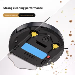 Aspirateur robot intelligent 3 <span class=keywords><strong>en</strong></span> 1, balayage, aspiration <span class=keywords><strong>et</strong></span> lavage, télécommande, entièrement automatique, robot de nettoyage intelligent pour sols - Product Image 3