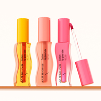 Conteneur vide personnalisé pour gloss à lèvres, 3 ml, en plastique, tube de gloss à lèvres fantaisie, étiquette privée avec emballage en boîte