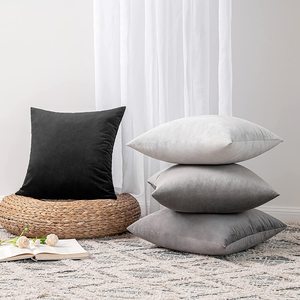 Soft Decorative Solid square Pillowcase Velvet <strong>Throw</strong> Cushion Cover <strong>for</strong> Sofa Couch Bed <strong>Chair</strong> - Product Image 5