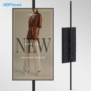 Bán ngoài trời độ sáng cao 2500 nits Áp phích kỹ thuật số biển quảng cáo Màn hình LCD hiển thị tường gắn kết cửa sổ hiển thị cho menu - Product Image 1