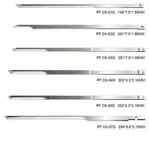Free Sample 255x7.9x2.36mm High Precision Straight Knife 21261011 GT7250 S91 S93 XLC700 S7200 GER BER CAD Cutting Blade